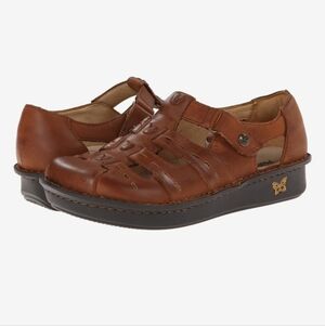 Alegria Pesca Brown Sandal Size 38